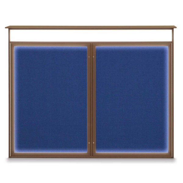 Single Door Enclosed Indoor Letterboard
